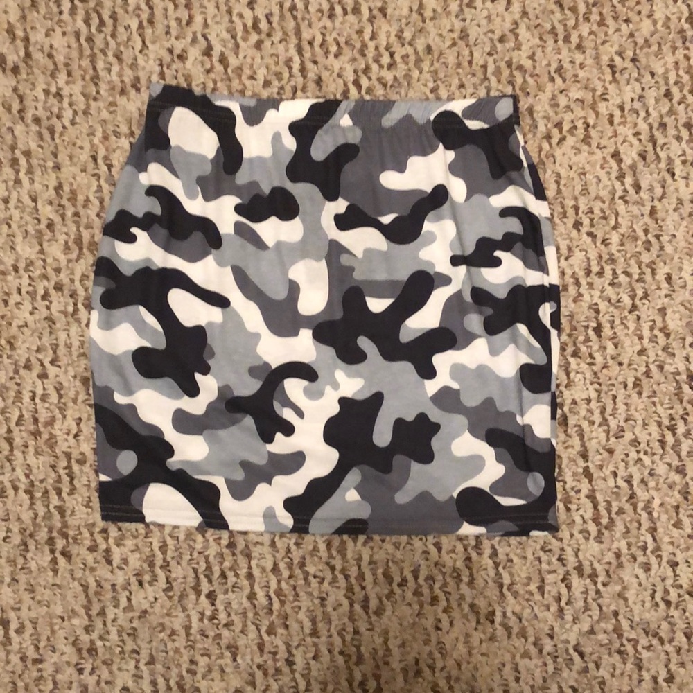 Camouflage skirt